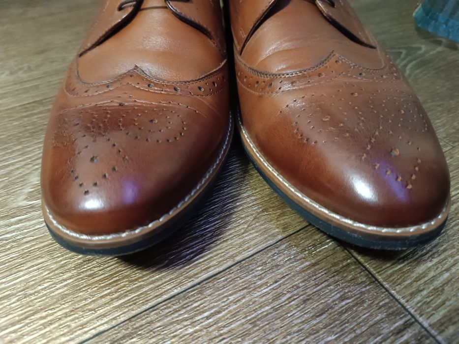 Мужские кожаные туфли Ikos, броги