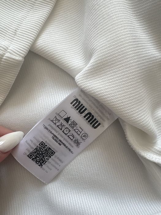 koszulka miu miu biala