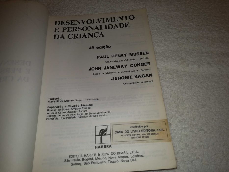 desenvolvimento e personalidade da criança (mussen, conger, kagan)