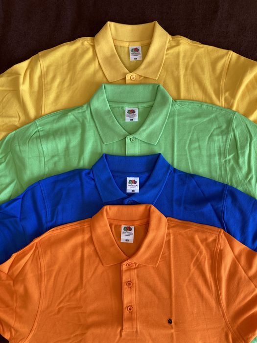 Koszulki męskie polo Fruit of the Loom S M L XL