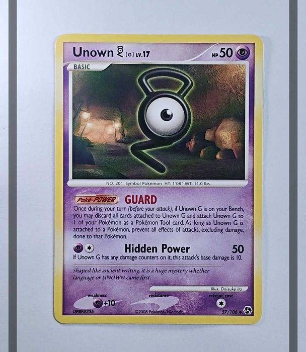 Unown [G] Lv.17 57/106 GE Pokemon ENG-NM