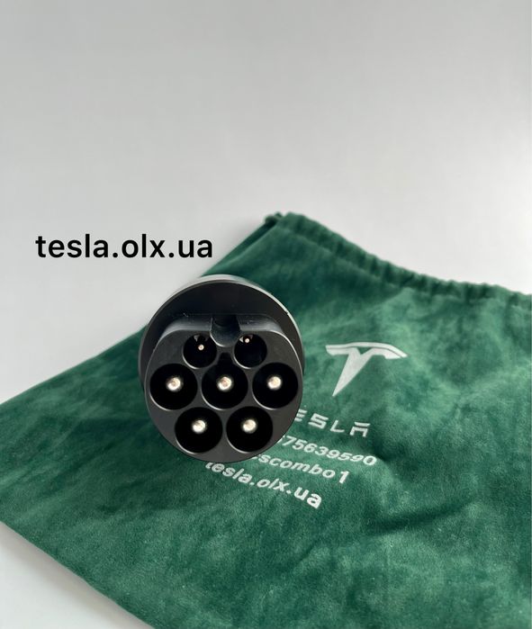 Tesla переходник адаптер type2 для USA tesla суперчарджер и чадемо