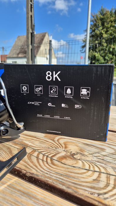 2 nowe kołowrotki okuma 8 k Zapraszamy