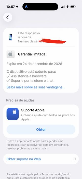 IPHONE 17 Preto + Garantia