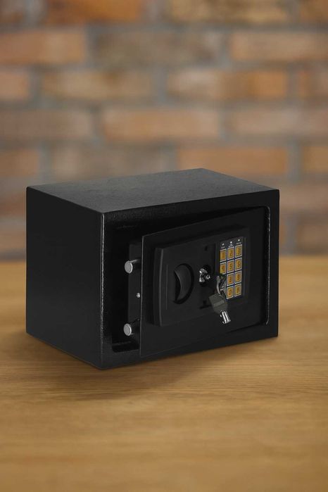 Domowy Sejf Kasetka na Zamek Elektroniczny Szyfr Klucz  Pancerna XL