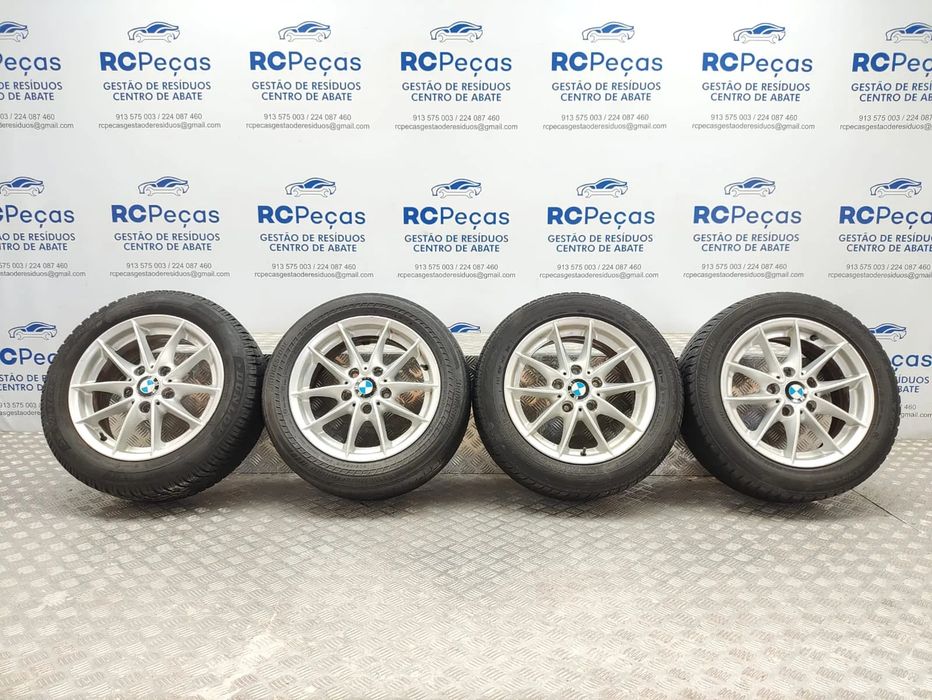 Conjunto Jantes 16 BMW Serie 1 E87 LCI 7J ET44 5x120