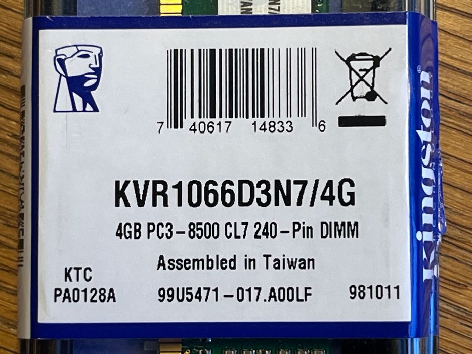 Pamięć Kingston 1066 4GB KVR1066D3N7/4G