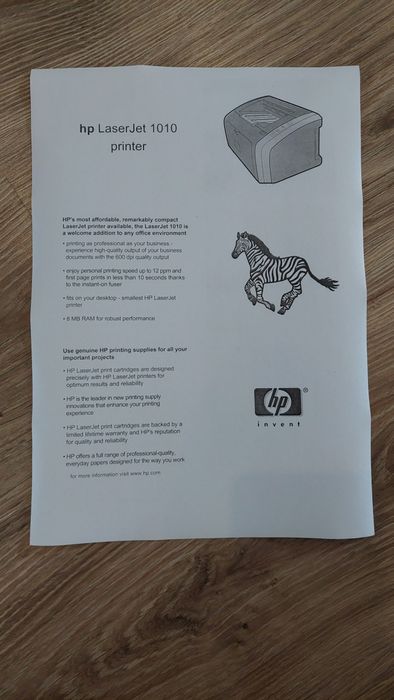 Drukarka HP  LaserJet 1010