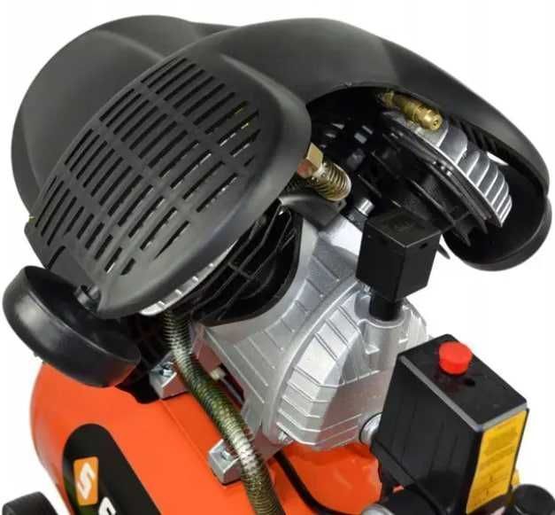 Компресор 2 х поршневий Schwarzbau 50л ! 354 л/хв - 2.23 кВт - 8 атм