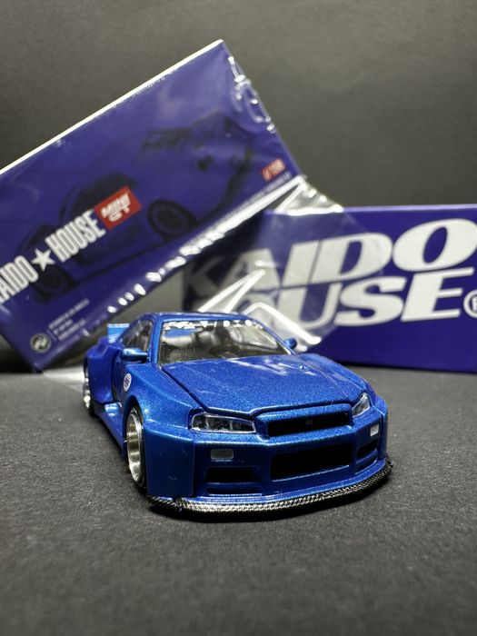 Model Mini GT x Kaido House Nissan Skyline GT-R (R34