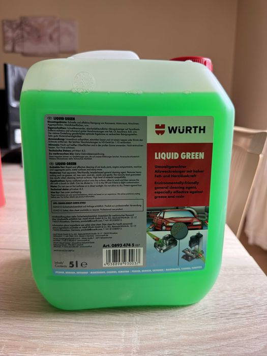 WURTH Liquid Green 5 L NOWY