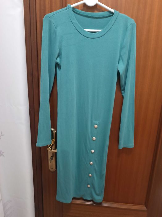 Vestido de malha fina