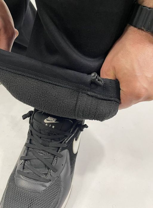 Мужские штаны зимние коттон на флисе