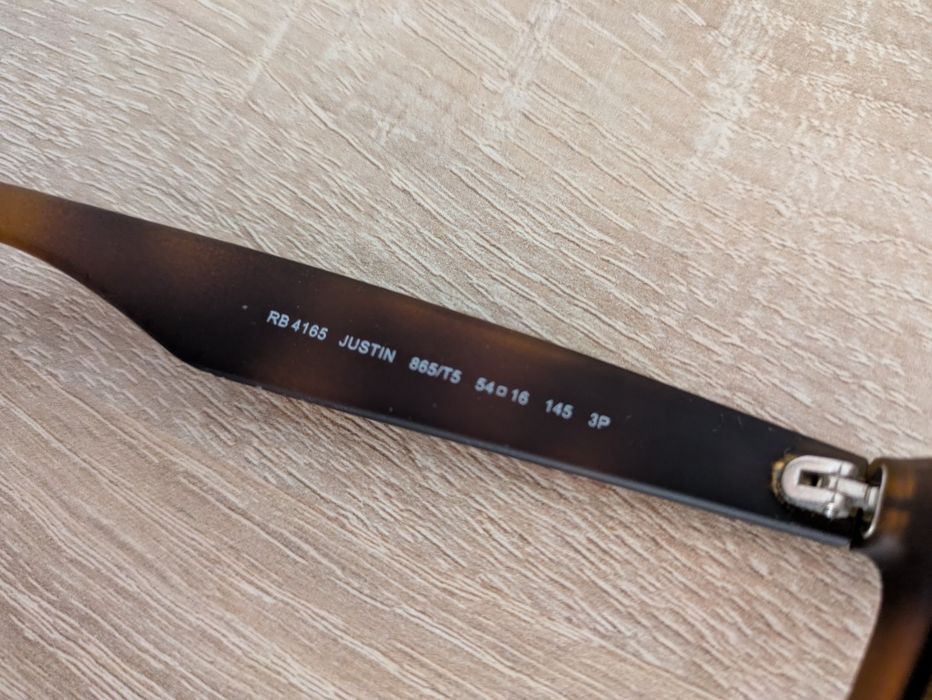 Rayban justin polarizados originais castanhos