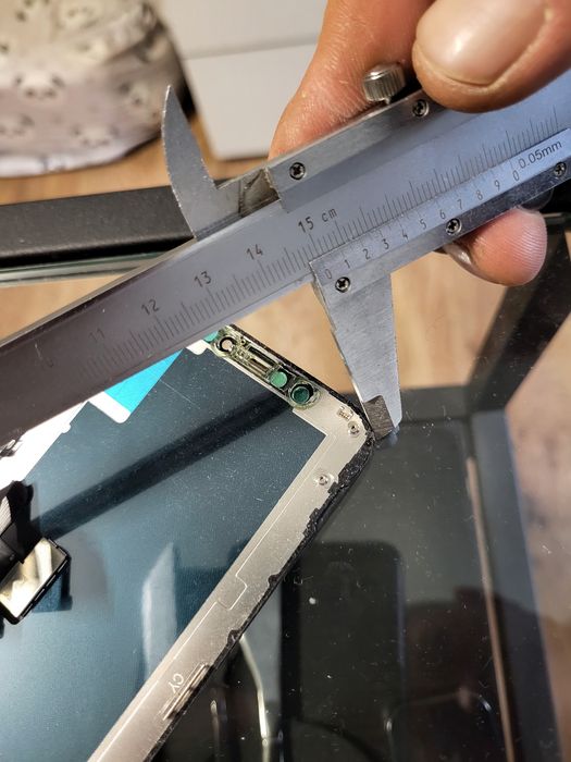 Wyświetlacz LCD wymiary na zdjęciach