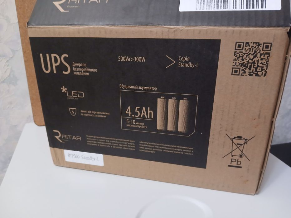 ДЖБ  Ritar RTP500 Standby-L (300Вт)