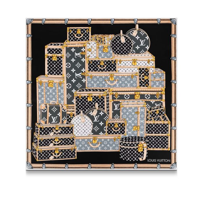 Шелковый платок louis vuitton оригинал луи виттон