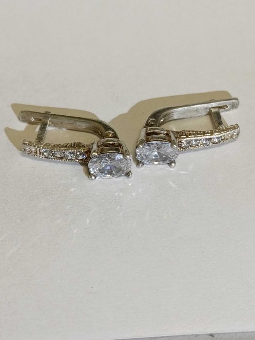 Серебряные сережки 925 пробы