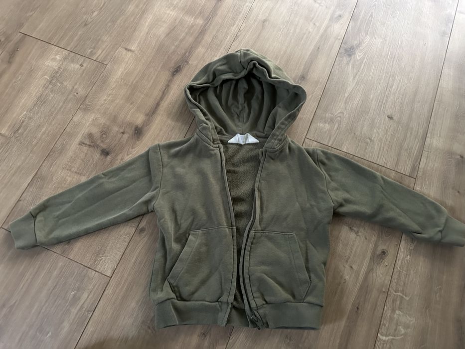 Bluza zielona z kapturem H&M