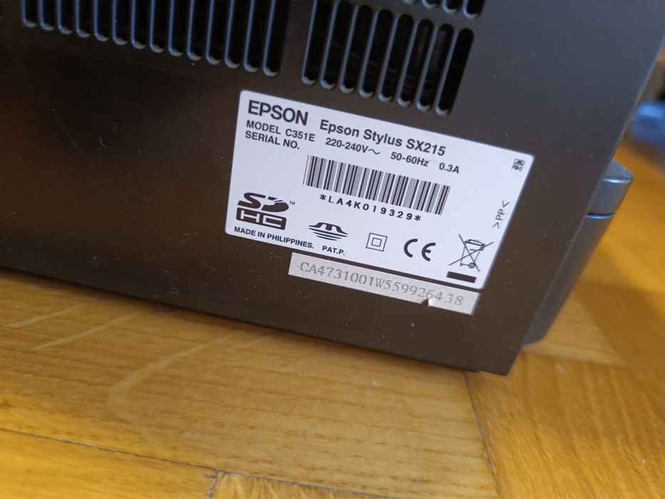 Epson stylus sx215 drukarka ze skanerem