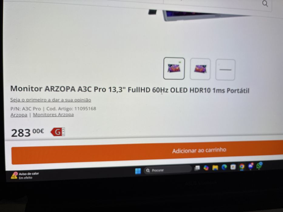 Monitor Portatil OLED 13,3 “