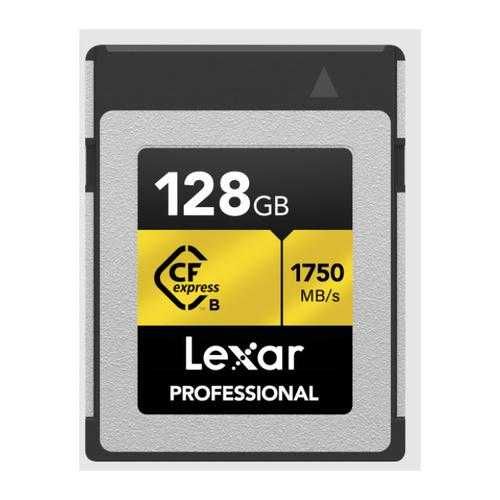 Lexar Professional CFexpress Type B GOLD 128GB (1750/1500MB/s) - NOVO
