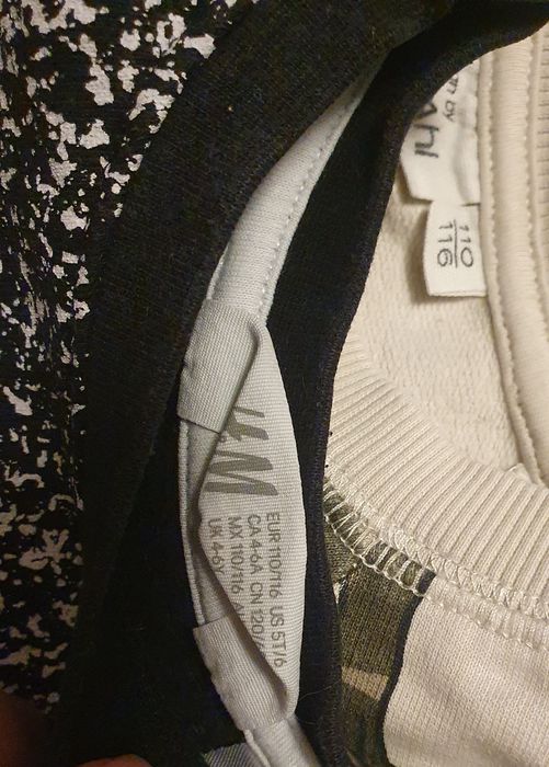 Bluzy chłopięce rozmiar 110/116