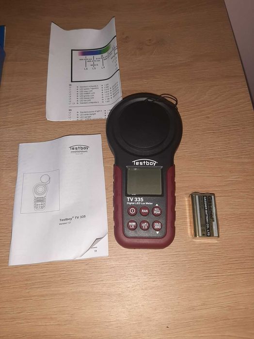 Luksomierz Testboy TV 335 NOWY światłomierz  lux