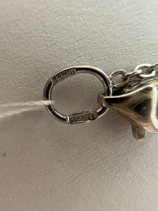 Золотой браслет с бриллиантами белое зозолото 585 проба