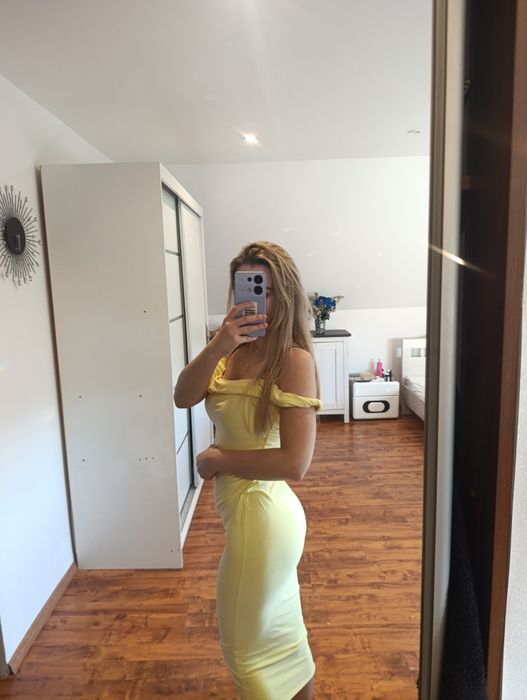 Sukienka nowa hiszpanka sylwester impreza lato midi podkreślająca s