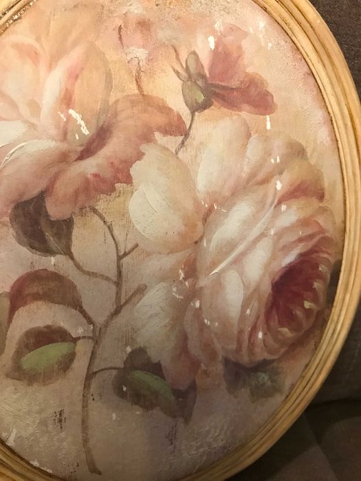 obrazek róże stary