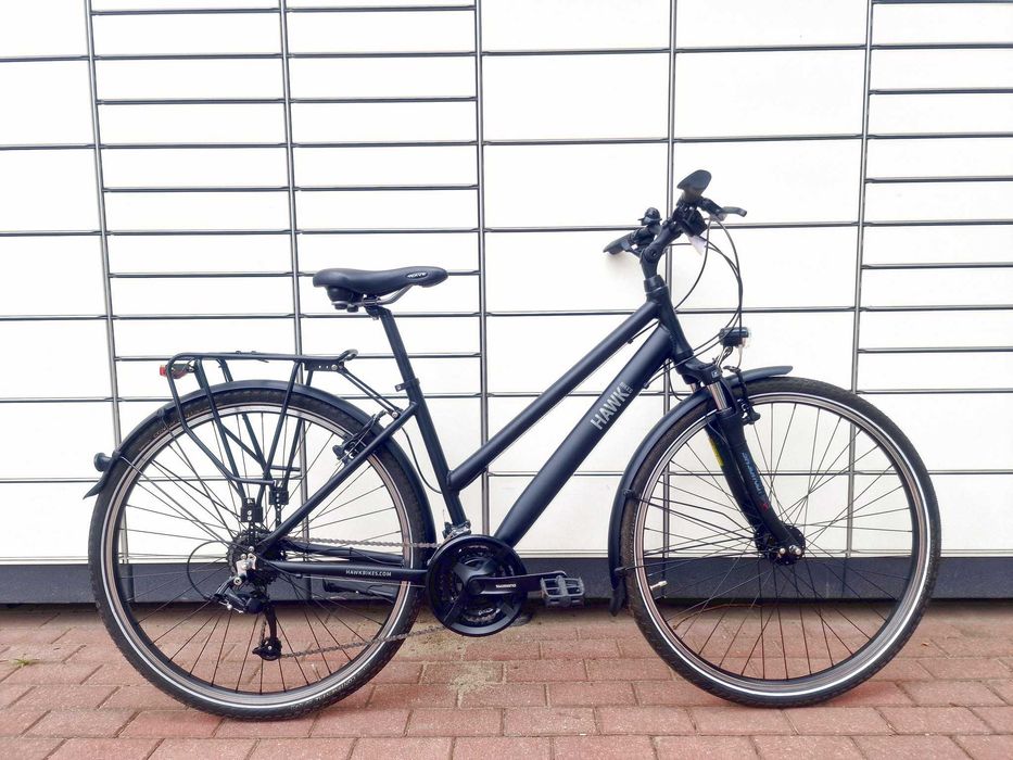 JAK NOWY Rower trekkingowy HAWK Trekking Premium / rozm. S/M / FV23%