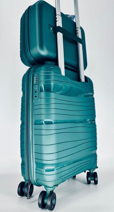 Nowy zestaw walizek podróżnych PP, walizka i kuferek mała