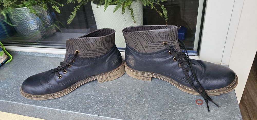Rieker botki damskie rozmiar 40 wkładka 25,5cm używane