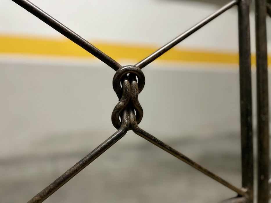 4 Cadeiras ferro forjado c/ almofada