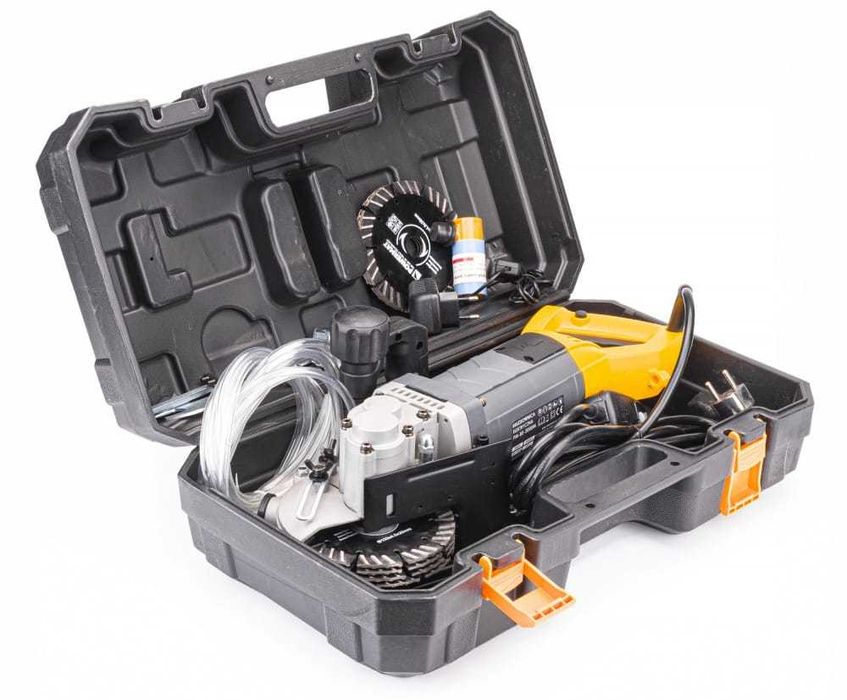 POWERMAT Bruzdownica Regulacja Bruzd Zraszanie Tarcz 3000w PM0908