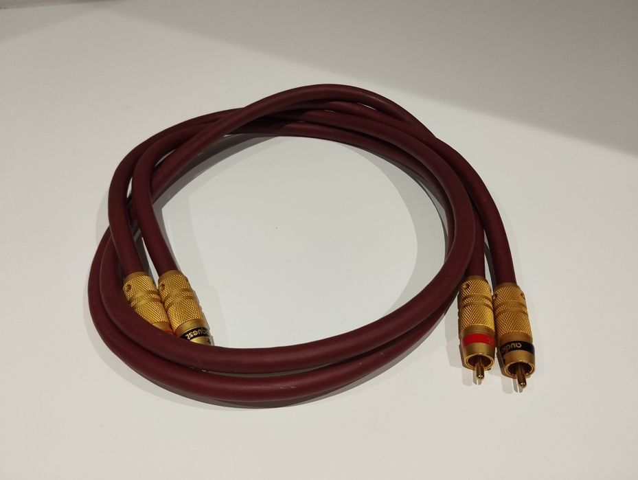 Cabos RCA AudioQuest Ruby Hyperlitz vermelhos