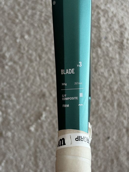 Wilson Blade V3 Padel 365g – Excelente raquete – 267mm