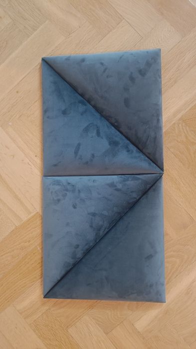 4 panele tapicerowane ciemnoturkusowy