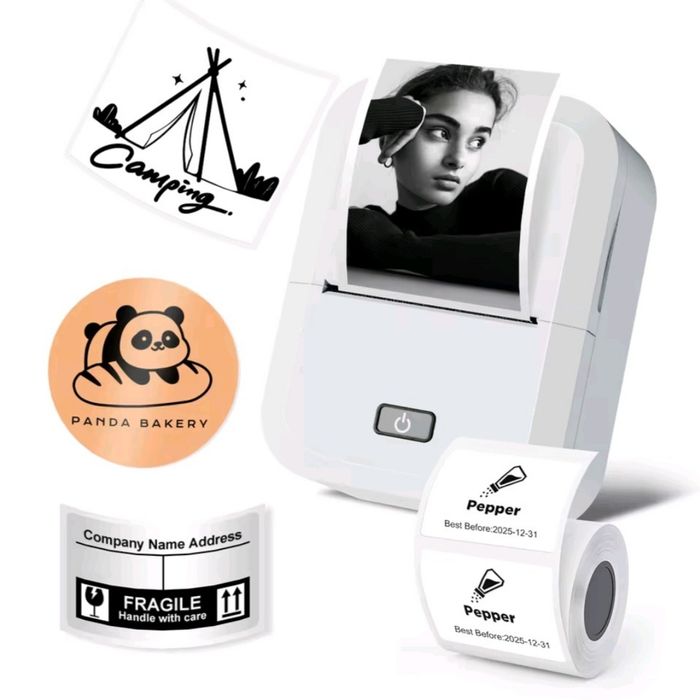 Дитячий Принтер етикеток, наклейок, стікерів безчорнильний для дітей і