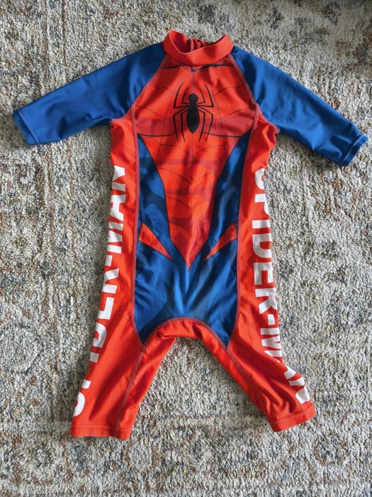 Jednoczęściowy strój kąpielowy chłopięcy Spiderman, Marvel