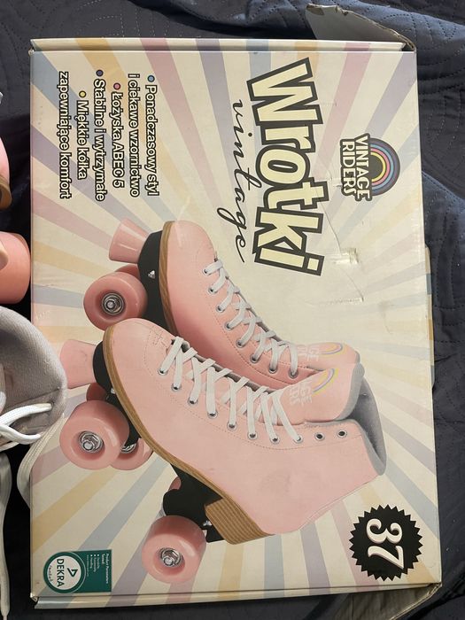 Wrotki  wintage 37 nowe