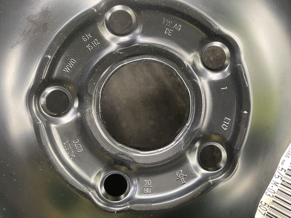 Диски VW AG R15 5-112 6.0J ET47 DIA57.1мм.