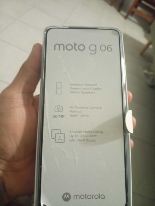 Moto G 06 Novo  ,troca em TV Smart!