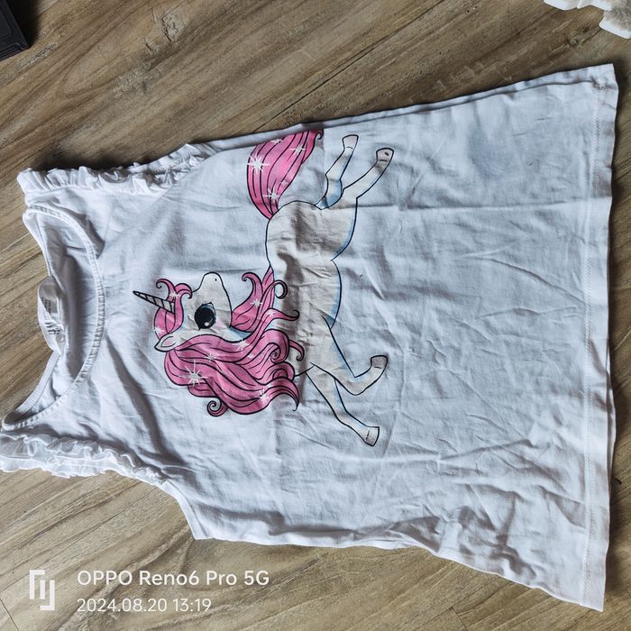 Bluzeczka 134 H&M unocorn