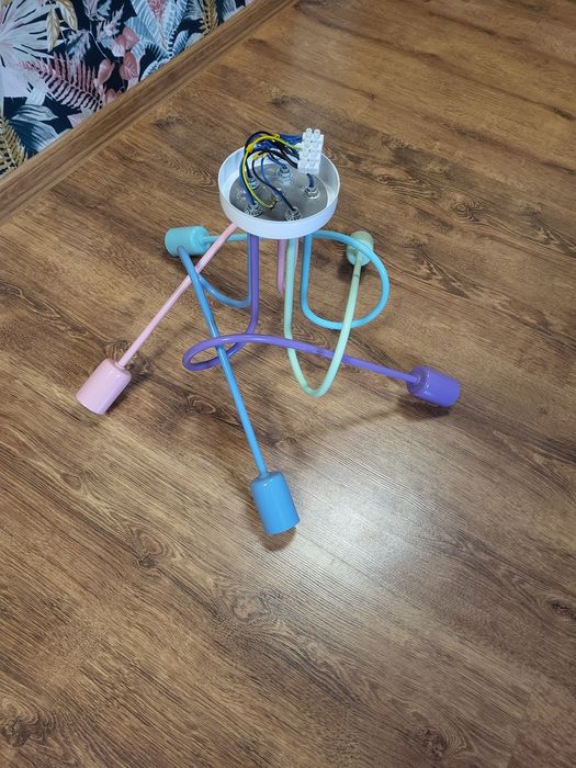 Lampa dziecięca pastelowa Żyrandol dla dziecka