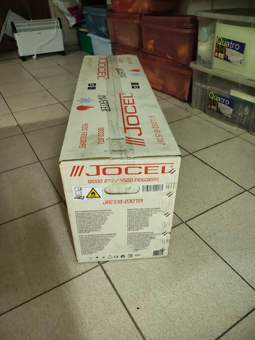 AR CONDICIONADO "JOCEL" 18.000 BTU's  (novo) - SALDO (urgência)