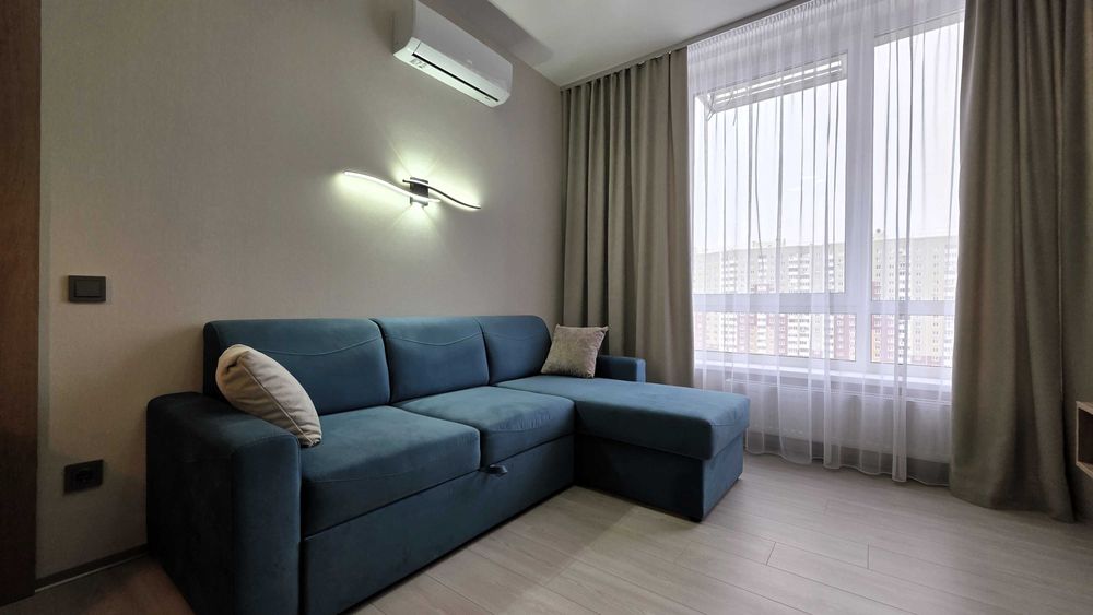 Сучасна 1-к. кв. 43 м² ЖК «Варшавський-2», вул. Олександра Олеся, 5А.