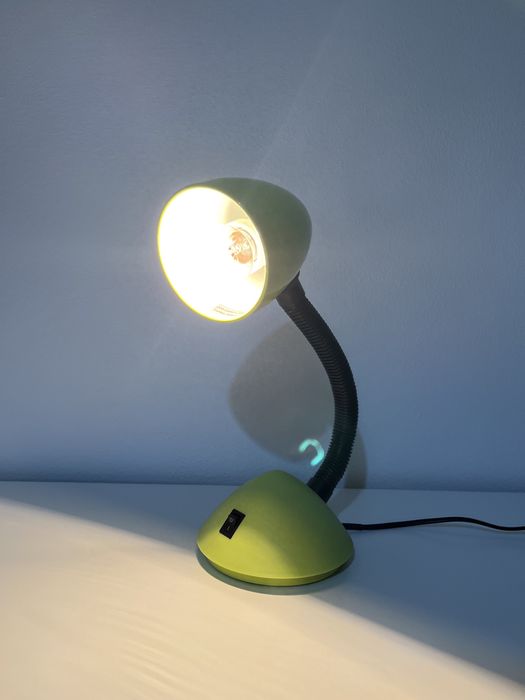 Candeeiro de secretária verde