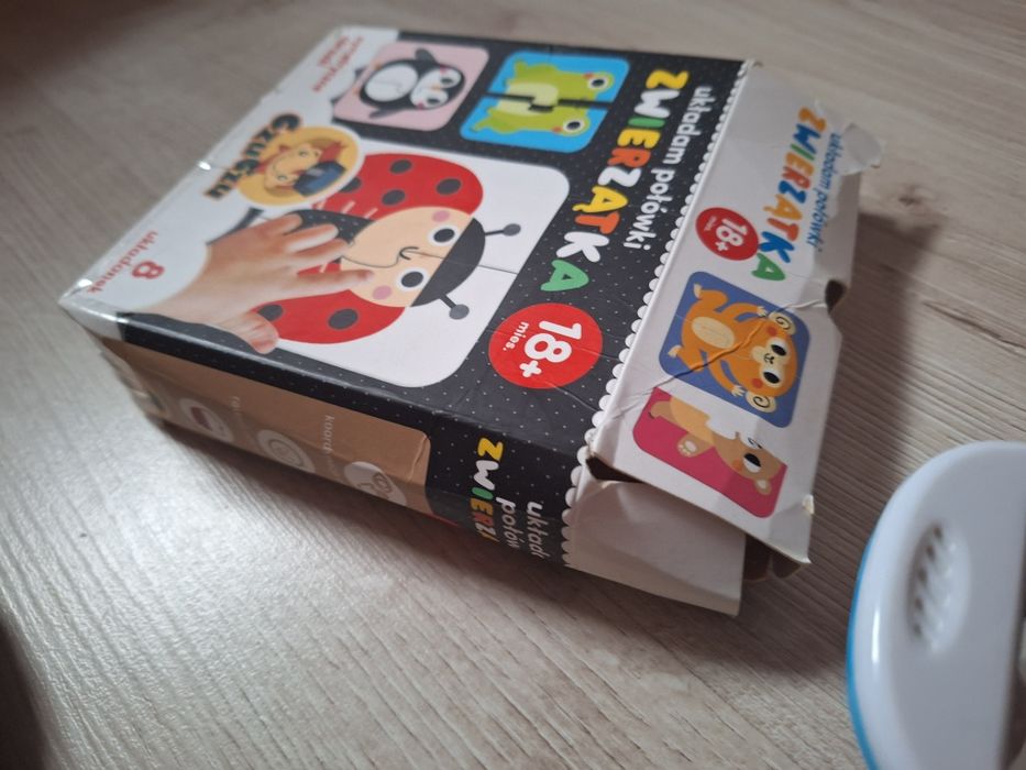 Zabawki: bing, telefon, puzzle